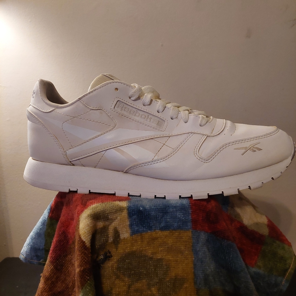 Almost brand new Limited edition reflective Rebook classics worn twice